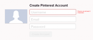 Create Pinterest Account