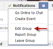 Facebook Groups Settings