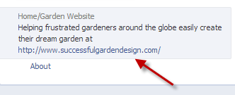 Facebook About section