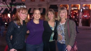 Amy Harrison, Jen Waak, myself, and Pamela Wilson