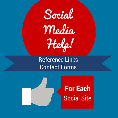 Huge List of Social Media Help and Reference Links