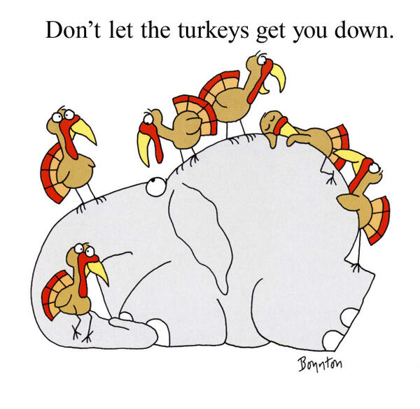 Grandma Mary Says Don’t Let the Turkeys Get You Down