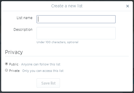Create a List