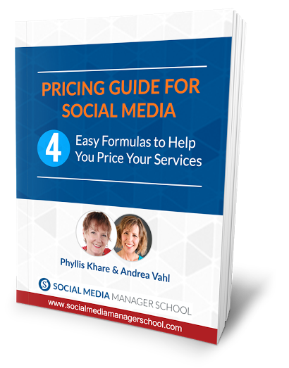 social media consultant pricing services