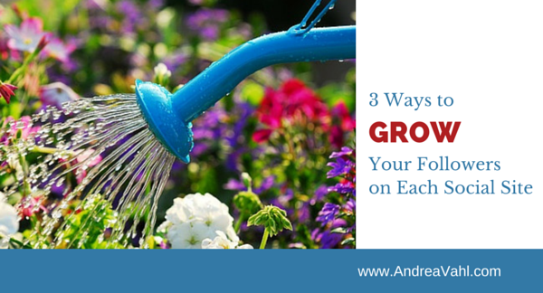 3 Tips to Grow Your Followers on Each Social Site