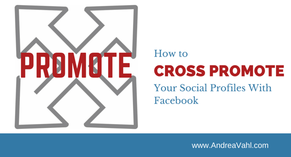 cross Promote social profiles