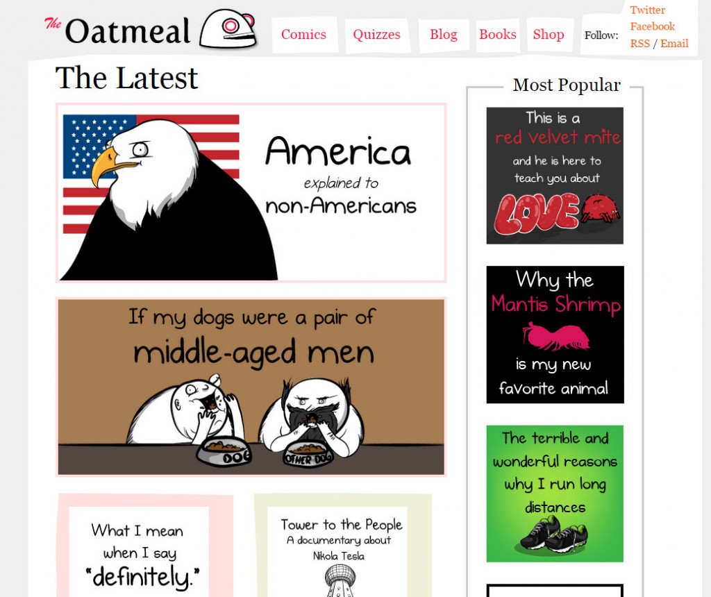 The Oatmeal site