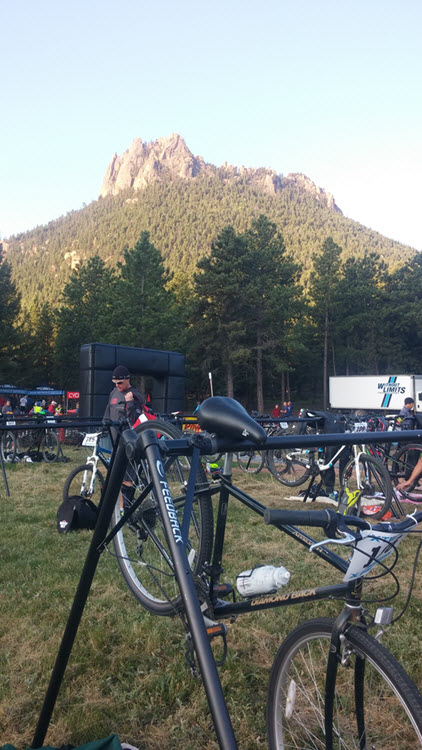 My Bike at the Triathlon