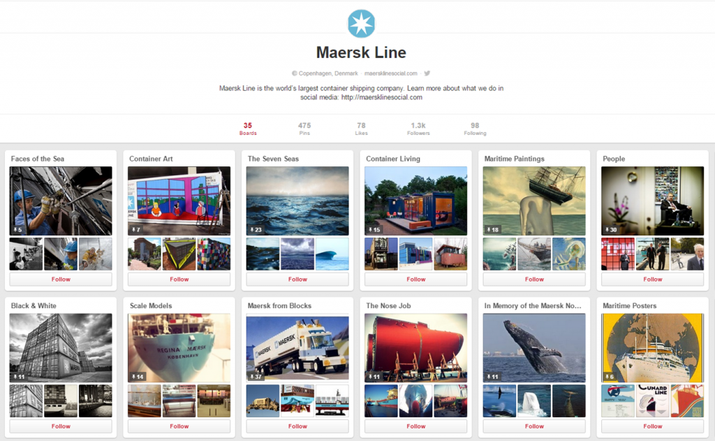 Maersk Line Pinterest