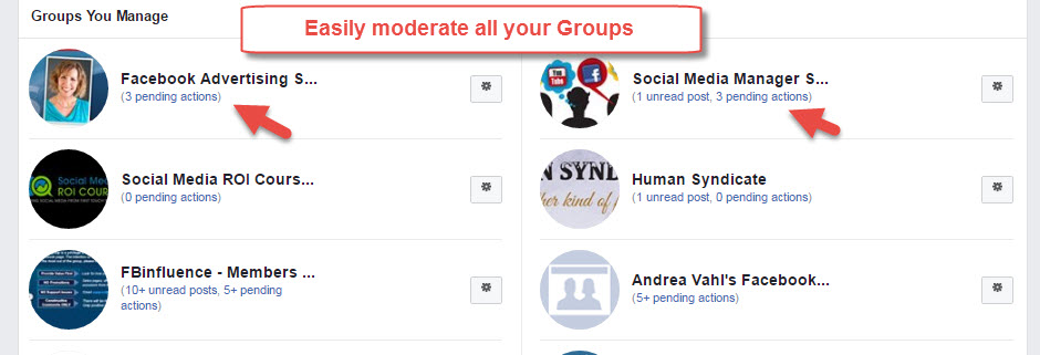 Moderate Facebook Groups