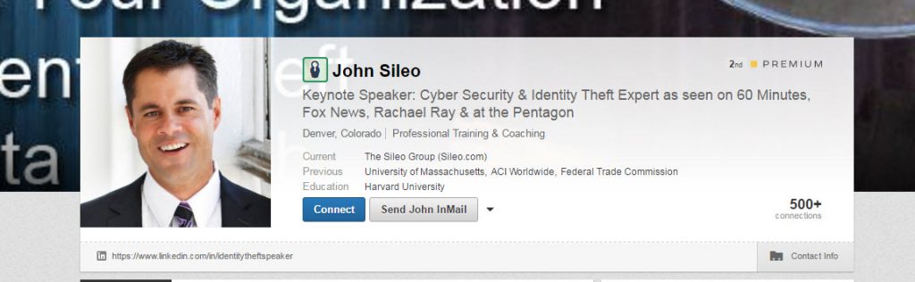 John Sileo LinkedIn