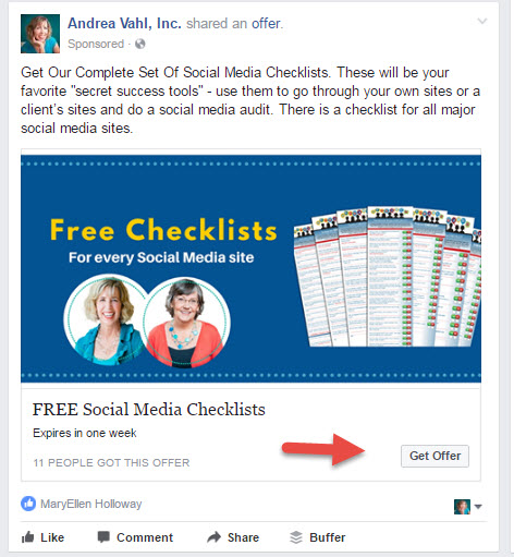 Facebook Offer Ads