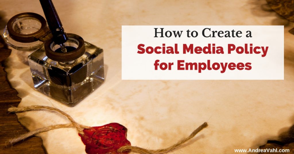 How to Create a Social Media Policy for Employees