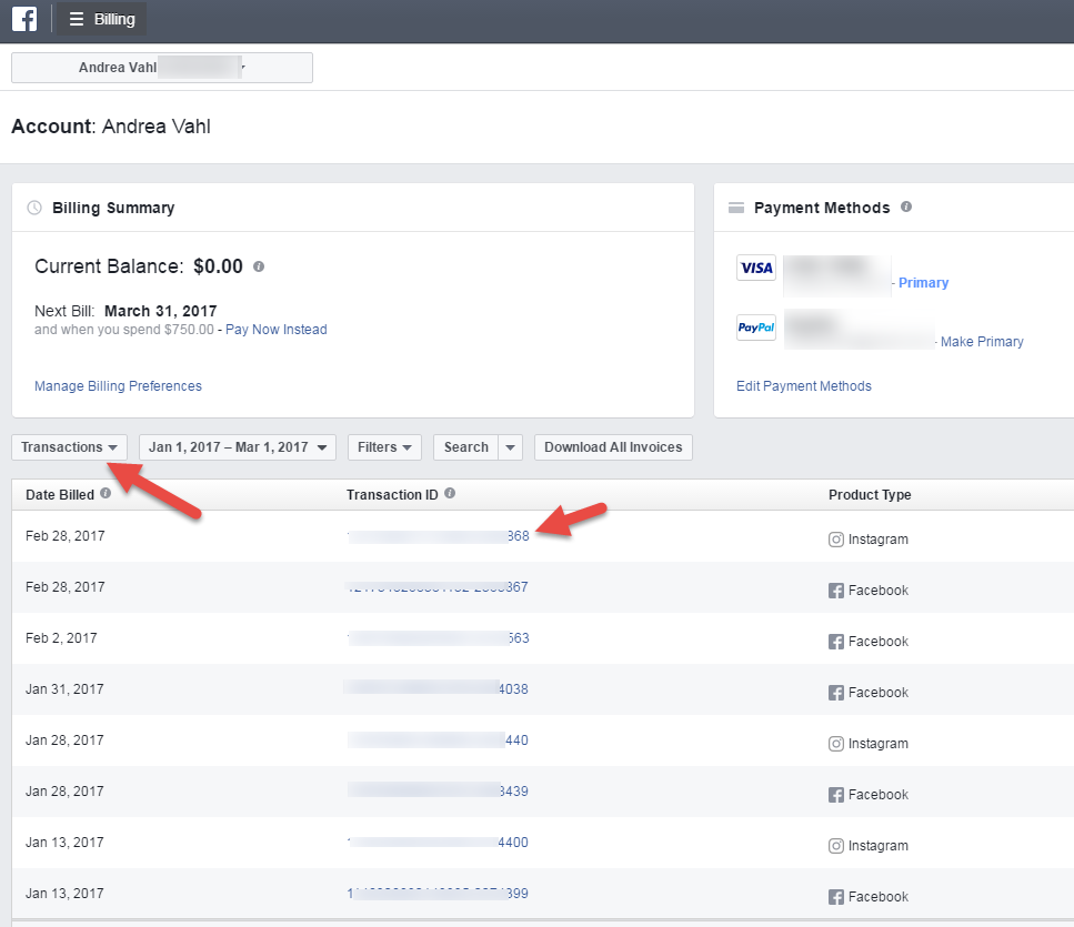 Facebook Billing overview