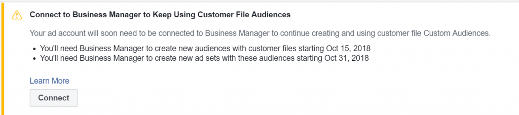 Connect your Facebook Account to Business Manager