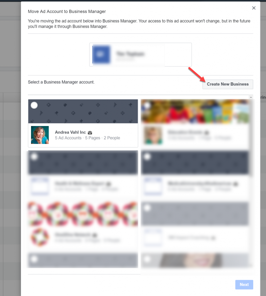 Move your Facebook Ad Account to Business Manager