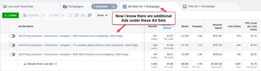 Facebook Ads Naming Convention Ad Set Level