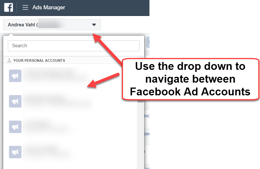 Multiple Facebook ad accounts