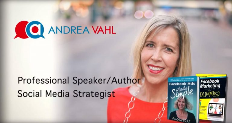 Social Media Speaker - Andrea Vahl