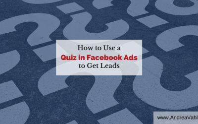 How to Use a Quiz in Facebook Ads to Get Leads